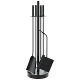 5 Piece Fireplace Tool Set 18x66 cm Steel 156376