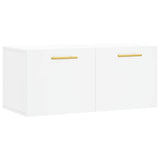Wall Cabinet White 80x36.5x35 cm Engineered Wood 830060