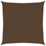 Sunshade Sail 160 g/m Brown 6x6 m HDPE 311774