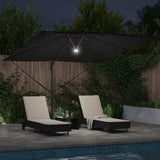 Roma Parasol Black 286 x 284 x 270 cm Aluminium and Polyester 42003355
