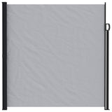 Retractable Side Awning Grey 600 x 200 cm Polyester 42035536