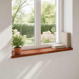 Window Sills 2 pcs Brown 160 x 40 x 2 cm Solid Beech Wood 42048286