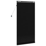 Venetian Blind Black 85 x 160 cm 35 mm Solid Paulownia Wood 42015488