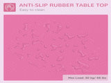 32" Foldable Dog Grooming Table Pet Drying Beauty Table Adjustable Fixed Arm Rubber Top, Pink T3398P376423