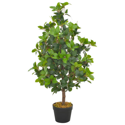 Artificial Plant Laurel Tree with Pot Green 90 cm 280178