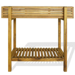 Raised Garden Raised Bed Solid Acacia Wood and Zinc 43793