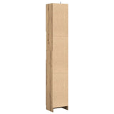 Bathroom Cabinet Artisan Oak 32x25.5x190 cm Engineered Wood 856049