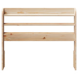 ZNTS Headboard with Shelves 75 cm Solid Wood Pine 850965