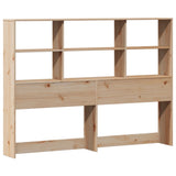 Bookcase Bed without Mattress 140x190cm Solid Wood Pine 3322999