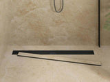 Shower Drain 2-in-1 with 360&deg Siphon Black 90 cm 42015971