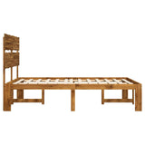 Double Bed Frame with Headboard ROSTOCK Natural 120 x 190 cm 3405474