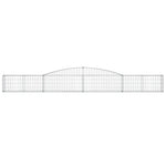 Arched Gabion Basket 400x30x40/60 cm Galvanised Iron 153522