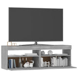 TV Cabinet with LED Lights Grey Sonoma 120x35x40 cm 815673