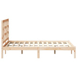 Bed Frame without Mattress 120x190 cm Small Double Solid Wood 3105375