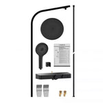 ZNTS SCHÜTTE Overhead Shower Set with Thermostatic Tray SAMOA RAIN Matte Black 446561