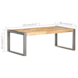 Coffee Table 110x60x40 cm Rough Mango Wood 321556