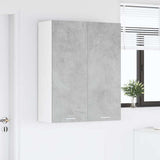 Hanging Cabinet Concrete Grey 80 x 31 x 100 cm Engineered Wood 884365