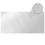 Pool Cover Silver 488x244 cm PE 93099