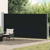 Retractable Side Awning 160 x 500 cm Black 45460
