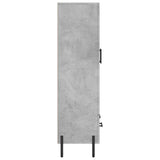 Highboard Concrete Grey 69.5x31x115 cm Engineered Wood 830336