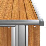 Garden Shed Brown 118.5x97x209.5 cm Galvanised Steel 150902