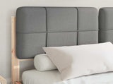 Bed Frame with Upholstered Headboard Light Grey 120 x 190 cm 877994