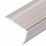 Stair Nosings in L-shape 15 pcs Aluminium 90 cm Champagne 146748