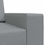 Sofa Bed Light Grey 245 x 78 x 77 cm Fabric 4106715