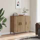 Sideboard Artisian Oak 90x34x80 cm Engineered Wood 857315