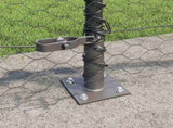 Welded Wire Fence with Concrete Base 100 x 0.6 m 3353723