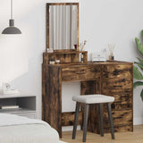 Dressing Table Smoked Oak 50 x 41 x 140 cm Engineered Wood 865131