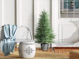 135cm Artificial Cypress Trees Set of 2, UV Resistant Artificial with Decorative Pot, Fake T3398P424881