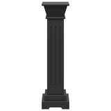 Classic Square Pillar Plant Stand Black 17x17x66 cm MDF 323970
