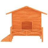 Dog Kennel Brown 159x120x88.5 cm Solid Wood Pine 172270