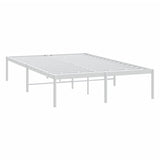 Metal Bed Frame without Mattress White 120x200cm 350911