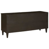 TV Cabinet Black and Gold 100 x 33 x 46 cm Engineered wood 4017844