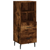 Sideboard Smoked Oak 34.5x34x90 cm Engineered Wood 828689