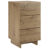 Bedside Cabinet Artisan Oak 33.5 x 34.5 x 60 cm Engineered Wood 8011439