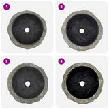 Sink 40x12 cm Marble Black 142776
