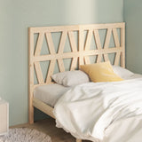Bed Headboard 141x4x100 cm Solid Wood Pine 818615