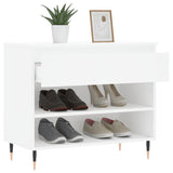 Shoe Cabinet White 70x36x60 cm Engineered Wood 831428
