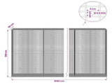 Gabion with 3.5 mm Wire and 5x2.5 cm Mesh 1050x50x200 cm 3461919