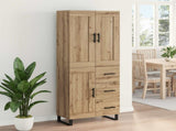 Highboard 2 pcs Artisan Oak 69.5 x 34 x 180 cm 3415836