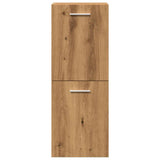 5 Piece Bathroom Furniture Set Artisan Oak Engineered Wood 3328598