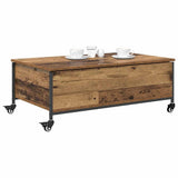 Coffee Table Old Wood 91 x 55 x 32 cm Engineered Wood 883001