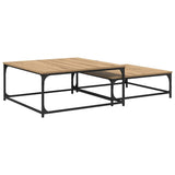 Coffee Table 2 pcs Artisan Oak Engineered Wood 881894