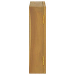 ZNTS Mirror Cabinet 60x10x40 cm Solid Wood Teak 338242