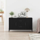 Sideboard Black Oak 100 x 36 x 60 cm Engineered Wood 862958