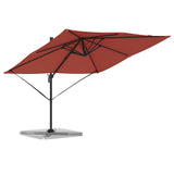Roma Parasol Red 286 x 284 x 265 cm Aluminium and Polyester 42003342