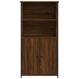 Highboard Brown Oak 62x36x121.5 cm Engineered Wood 834214